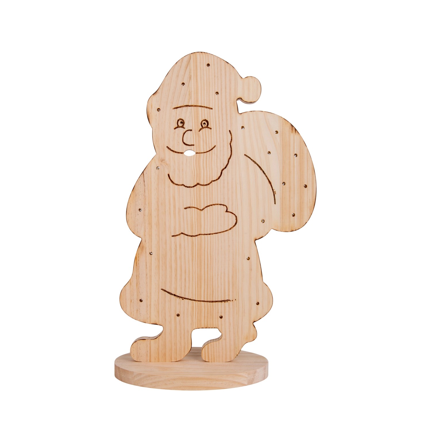 Näve Outdoor LED Weihnachtsdeko Holz Santa 49 cm Näve Outdoor LED Weihnachtsdeko Holz Santa 49 cm von Näve