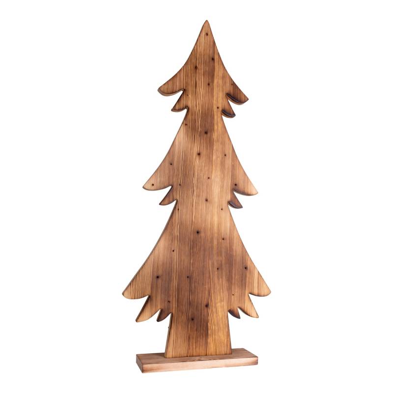 Näve Outdoor LED Weihnachtsdeko Holz Tannenbaum 90 cm von Näve