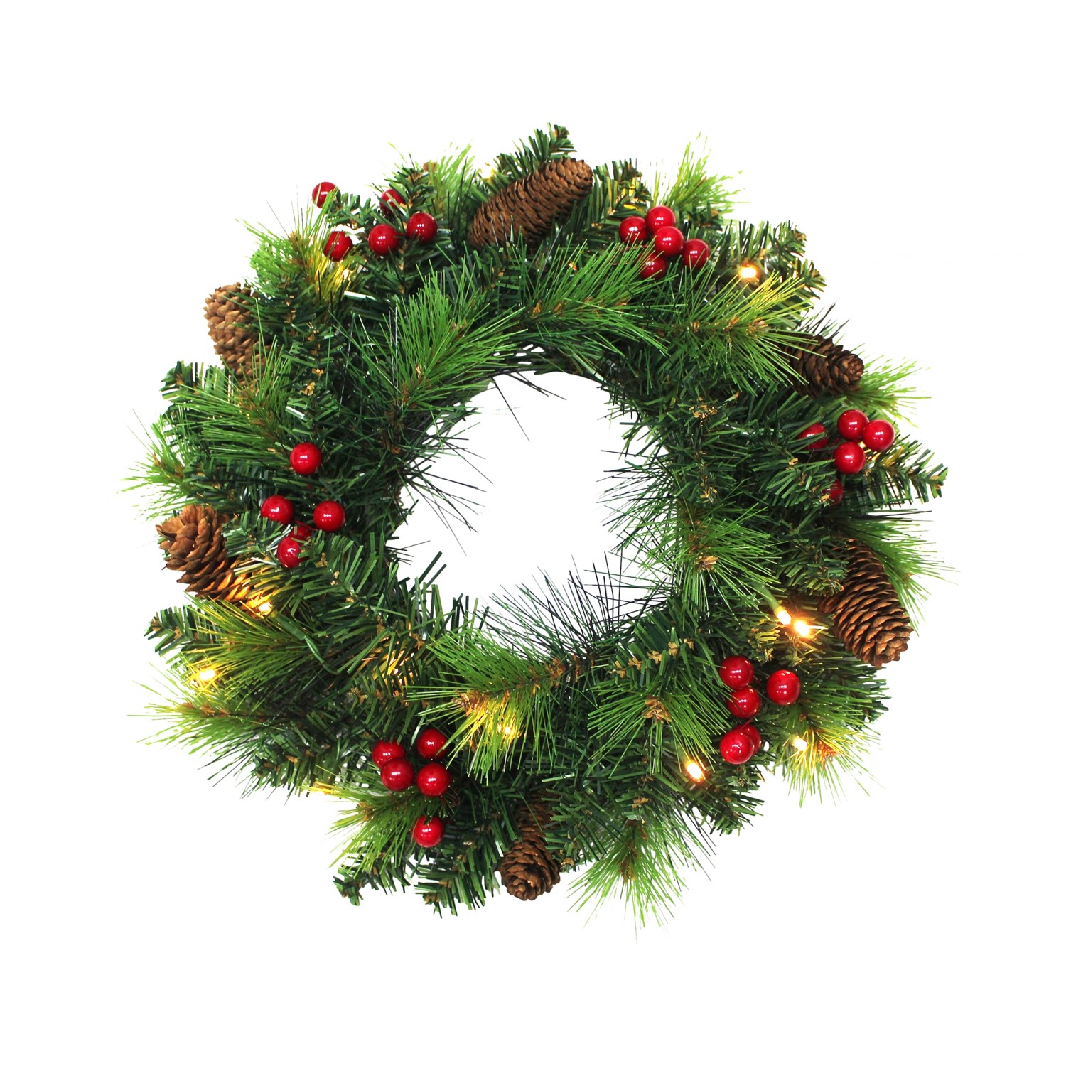 Näve Outdoor LED Weihnachtskranz Noel Rot Näve Outdoor LED Weihnachtskranz Noel Rot von Näve