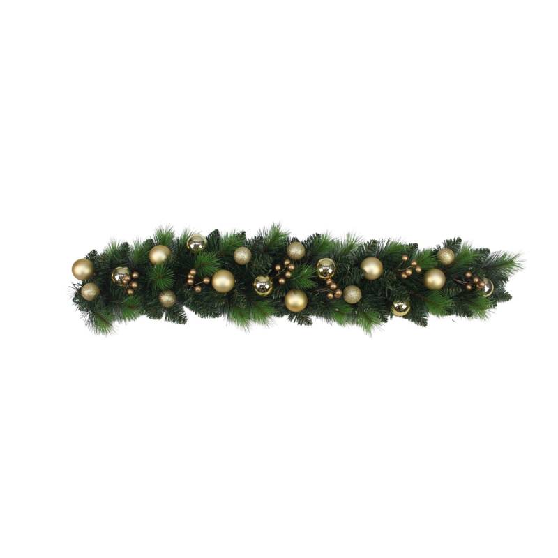 Näve Outdoor LED Weihnachtsranke Noel Gold von Näve