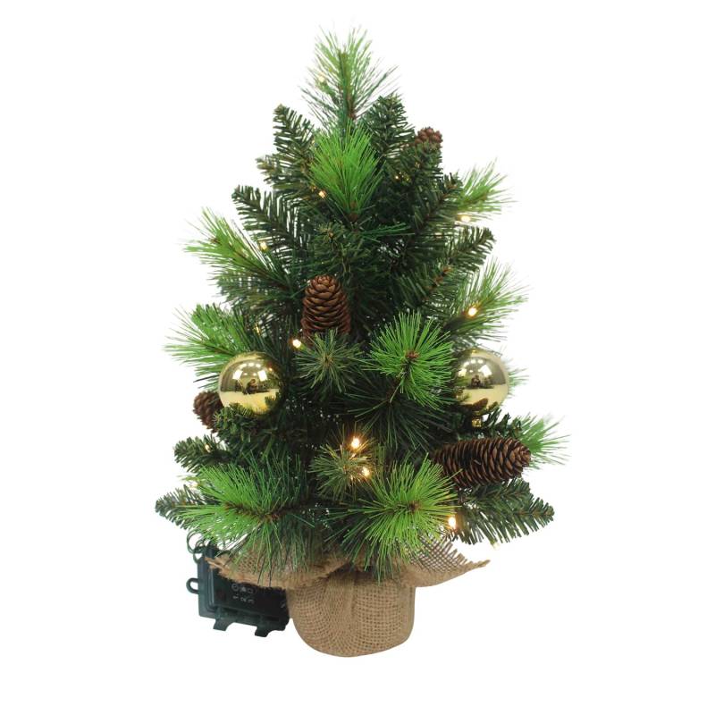 Näve Outdoor LED Weihnachtstannenbaum Noel Gold von Näve