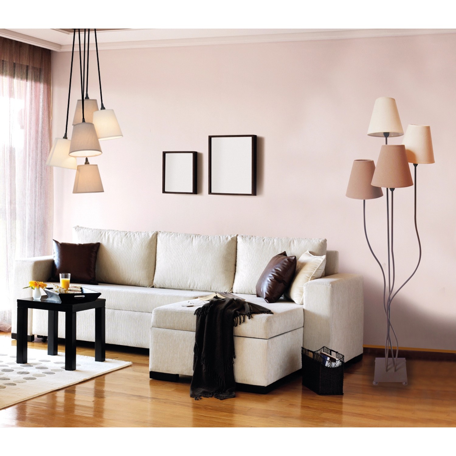 Näve Pendelleuchte Fango Beige-Braun Näve Pendelleuchte Fango Beige-Braun von Näve