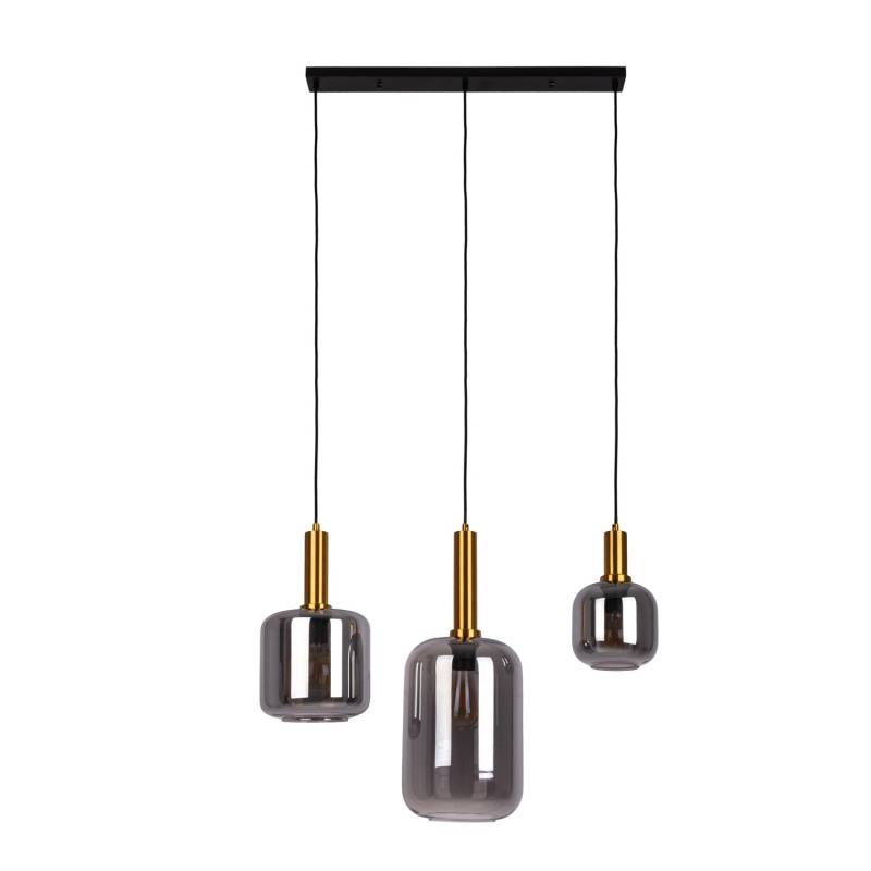 Näve Pendelleuchte Fumo Schwarz 150 cm x 82,4 cm x 22 cm 3er-Set von Näve