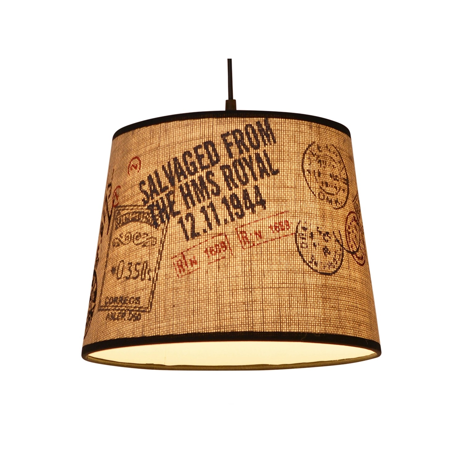 Näve Pendelleuchte Print Braun Näve Pendelleuchte Print Braun von Näve