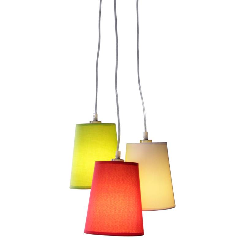Näve Pendelleuchte Saggy Bunt Ø 160 cm x 15 cm 3er-Set von Näve