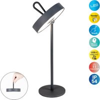 näve Außen-Tischleuchte "ELLA" 1 Stk. Warmweiß Dimmbar; Schirm magnetisch und leuchtend abnehmbar; Memoryfunktion von Näve