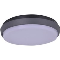 näve Außen-Wandleuchte "LED Außenwandleuchte IP54 "Mio" d:27cm", Abstrahlwinkel: 110, für Wand- und Deckenmontage geeignet von Näve