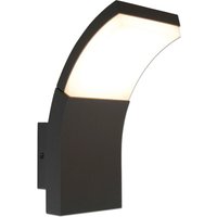 näve LED Außen-Wandleuchte "Orbis", 1 flammig, Leuchtmittel LED-Board  LED fest integriert, Wandleuchte, Terrasse, anthrazit, Höhe: 19,8cm, LED warmweiß von Näve