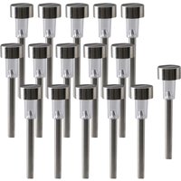 näve LED Gartenleuchte "Erdspieß" LED-Board 16 Stk. Kaltweiß Set mit 16 Stück von Näve