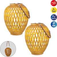 näve LED Solarleuchte "2er Set Korb- / Solardekoleuchte "CESTO"", Inkl. Dämmerungssensor näve LED Solarleuchte "2er Set Korb- / Solardekoleuchte "CESTO"", Inkl. Dämmerungssensor von Näve