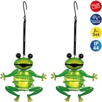 näve LED Solarleuchte "2er Set Solar-Deko-Hängeleuchte "FROSCH"", Inkl. Dämmerungssensor näve LED Solarleuchte "2er Set Solar-Deko-Hängeleuchte "FROSCH"", Inkl. Dämmerungssensor von Näve