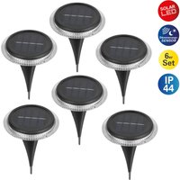näve LED Solarleuchte "6er Set Solar-Boden-Erdspießleuchte" 1 Stk. Inkl. Dämmerungssensor näve LED Solarleuchte "6er Set Solar-Boden-Erdspießleuchte" 1 Stk. Inkl. Dämmerungssensor von Näve