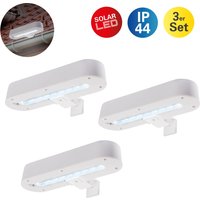 näve LED Solarleuchte "Garden Light", 1 flammig, Leuchtmittel LED-Modul LED fest integriert, 3er Set Dachrinnenleuchte weiß inkl. Halterung, Schiebeschalter, IP44 näve LED Solarleuchte "Garden Light", 1 flammig, Leuchtmittel LED-Modul LED fest integriert, 3er Set Dachrinnenleuchte weiß inkl. Halterung, Schiebeschalter, IP44 von Näve