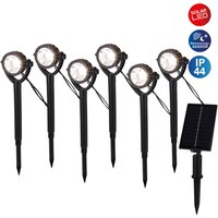 näve LED Solarleuchte "Nomi", 6 flammig, Leuchtmittel LED-Modul LED fest integriert, Erdspieß 6er Set, inkl. Dämmerungssensor, Abstrahlwinkel: 90, schwarz näve LED Solarleuchte "Nomi", 6 flammig, Leuchtmittel LED-Modul LED fest integriert, Erdspieß 6er Set, inkl. Dämmerungssensor, Abstrahlwinkel: 90, schwarz von Näve