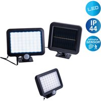 näve LED Solarleuchte "Pepe", 1 flammig, Leuchtmittel LED-Modul  LED fest integriert, Inkl. Bewegungsmelder Reichweite max. 5-8 m, Lichtfarbe: kaltweiß von Näve