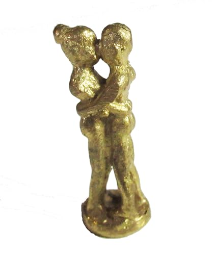 NagaPatches Amulett Figur Fruchtbarkeit Liebe grigri aus vergoldeter Bronze von NagaPatches