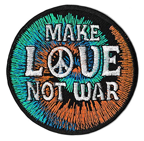 NagaPatches Gepatcht Wappen Heißklebend Make Love Not War von NagaPatches