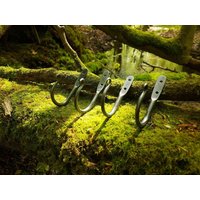 Set Von 4 Handgeschmiedeten Wandhaken von Nagelforge