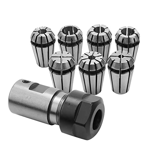 Nagoyuki 7Pcs ER11 1-7mm Spannzangen mit ER11A 5mm Motorwellenhalter Verlaengerungsstange Nagoyuki 7Pcs ER11 1-7mm Spannzangen mit ER11A 5mm Motorwellenhalter Verlaengerungsstange von Nagoyuki