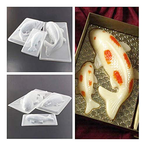 Einzigartige 3D Koi Fisch-Form Kunststoff-Kuchen-Schokoladen-Gelee Sugar-Form-Form von Nai-Style