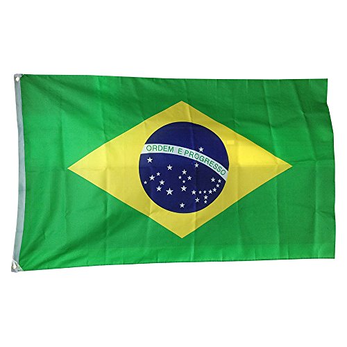 Naicasy Brasilianische Flagge, 150 x 90 cm von Naicasy