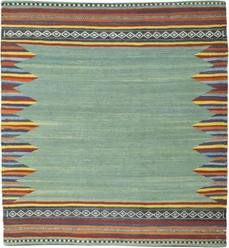 Nain Trading Designteppich Elysian Delight 86x91 Handgewebter Orientteppich / Perserteppich, quadratisch, Höhe: 8 mm von Nain Trading