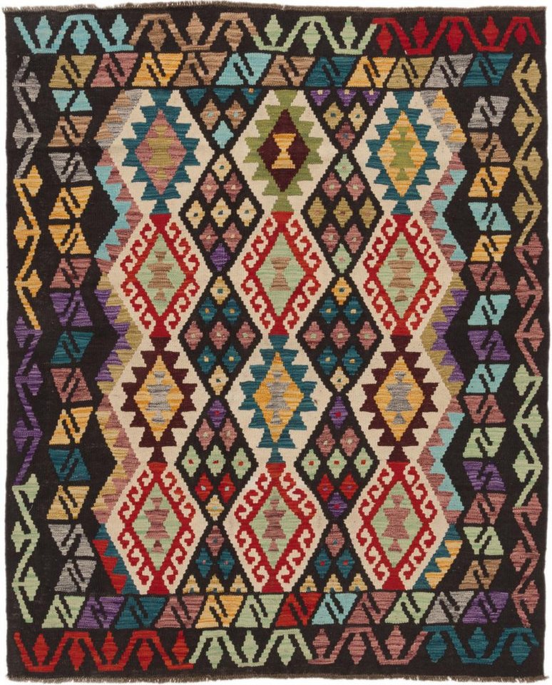 Nain Trading Designteppich Kelim Afghan Heritage 159x194 Handgewebter Moderner Orientteppich, rechteckig, Höhe: 3 mm Nain Trading Designteppich Kelim Afghan Heritage 159x194 Handgewebter Moderner Orientteppich, rechteckig, Höhe: 3 mm von Nain Trading