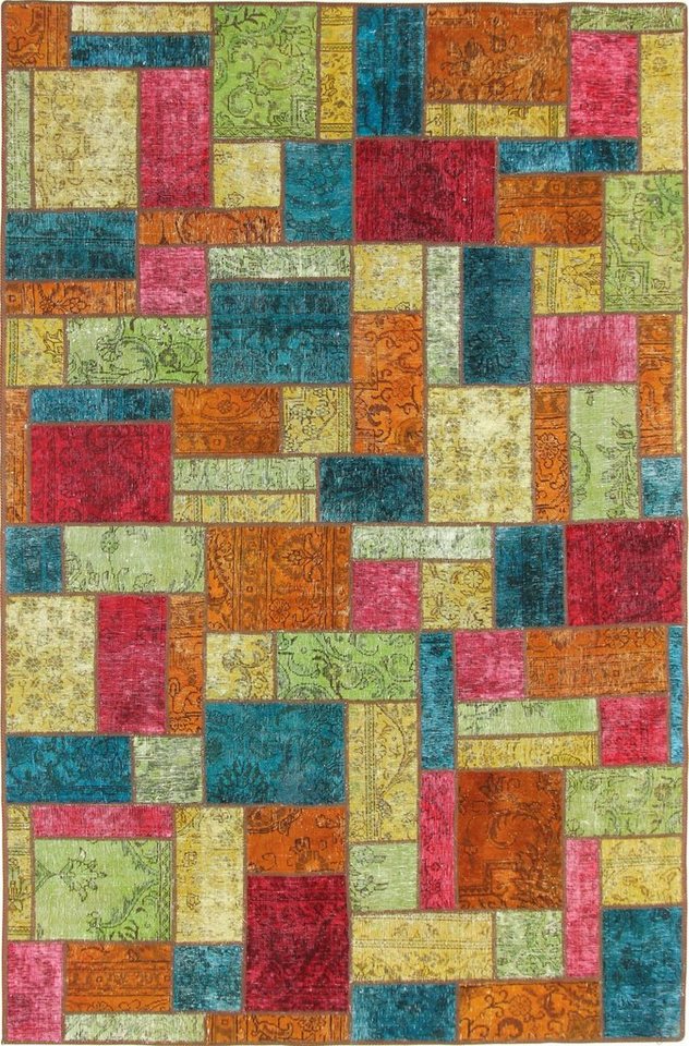 Nain Trading Designteppich Perserteppich Patchwork 300x195 Modern Handgeknüpft, Höhe: 0.5 mm Nain Trading Designteppich Perserteppich Patchwork 300x195 Modern Handgeknüpft, Höhe: 0.5 mm von Nain Trading