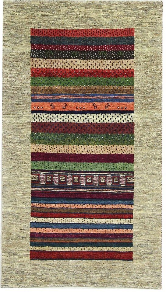 Nain Trading Designteppich Perserteppich Perser Gabbeh Loribaft 149x85 Modern Handgeknüpft, Höhe: 1.2 mm von Nain Trading