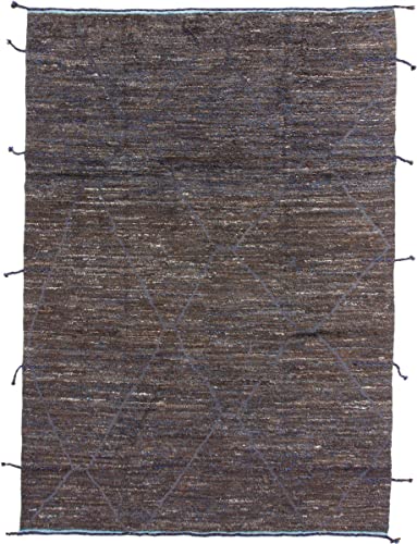 Nain Trading Berber Maroccan Design 266x376 Handgeknüpft Modern Orientteppich Designteppich Teppich Pakistan Wolle von Nain Trading