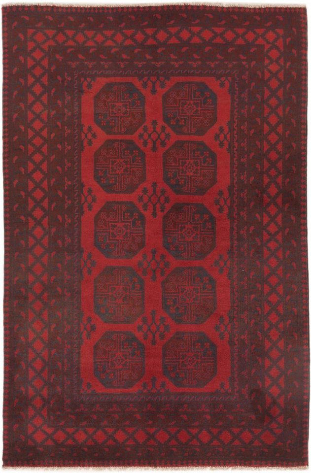 Nain Trading Orientteppich Afghan Akhche 116x182 Handgeknüpfter Orientteppich, rechteckig, Höhe: 6 mm von Nain Trading