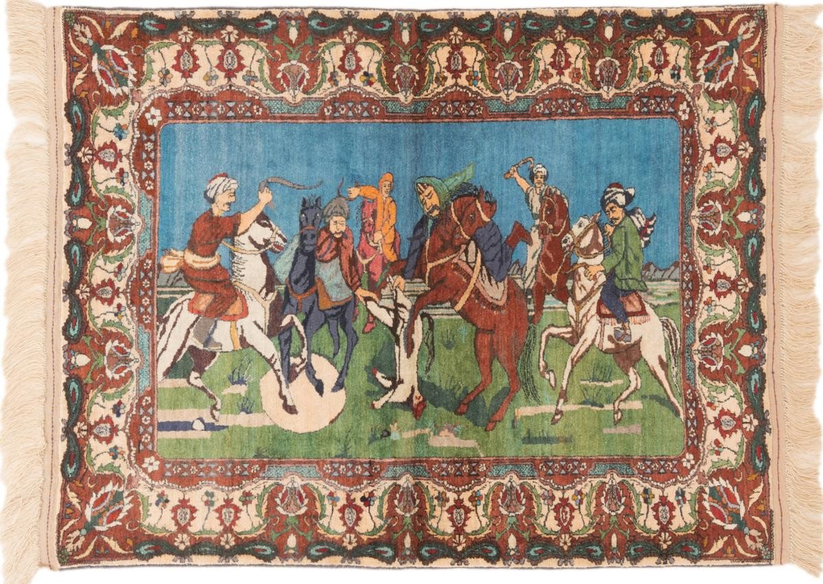 Nain Trading Orientteppich Afghan Mauri Seidenkette 117x154 Handgeknüpfter Orientteppich, rechteckig, Höhe: 6 mm Nain Trading Orientteppich Afghan Mauri Seidenkette 117x154 Handgeknüpfter Orientteppich, rechteckig, Höhe: 6 mm von Nain Trading