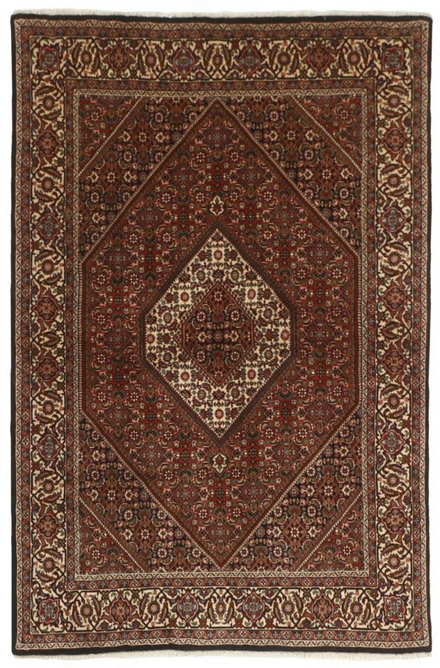 Nain Trading Orientteppich Bidjar 138x211 Handgeknüpfter Orientteppich / Perserteppich, rechteckig, Höhe: 15 mm von Nain Trading