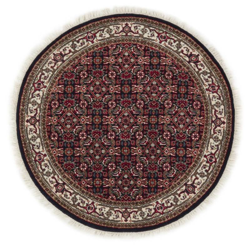 Nain Trading Orientteppich Indo Bidjar 103x103 Handgeknüpfter Orientteppich Rund, rund, Höhe: 15 mm von Nain Trading