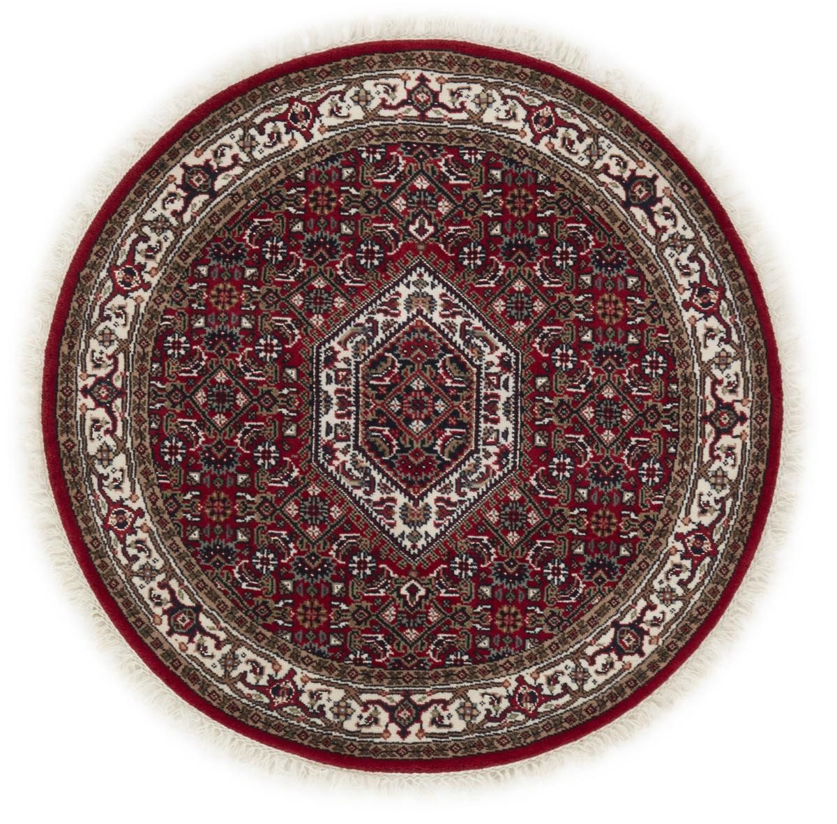 Nain Trading Orientteppich Indo Bidjar 152x152 Handgeknüpfter Orientteppich Rund, rund, Höhe: 15 mm Nain Trading Orientteppich Indo Bidjar 152x152 Handgeknüpfter Orientteppich Rund, rund, Höhe: 15 mm von Nain Trading