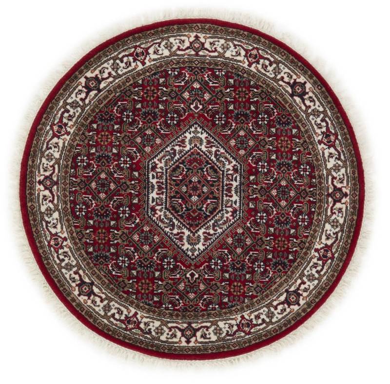 Nain Trading Orientteppich Indo Bidjar 152x152 Handgeknüpfter Orientteppich Rund, rund, Höhe: 15 mm von Nain Trading