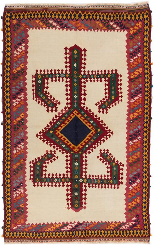 Nain Trading Orientteppich Kalim Fars Alt 150x241 Handgeknüpfter Orientteppich / Perserteppich, rechteckig, Höhe: 5 mm Nain Trading Orientteppich Kalim Fars Alt 150x241 Handgeknüpfter Orientteppich / Perserteppich, rechteckig, Höhe: 5 mm von Nain Trading