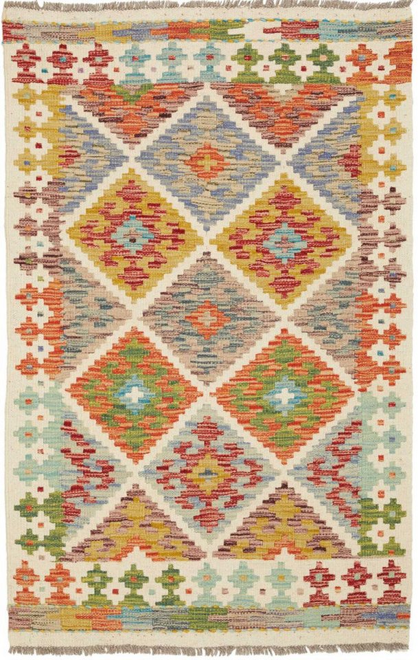 Nain Trading Orientteppich Kelim Afghan 81x131 Handgewebter Orientteppich, rechteckig, Höhe: 3 mm Nain Trading Orientteppich Kelim Afghan 81x131 Handgewebter Orientteppich, rechteckig, Höhe: 3 mm von Nain Trading