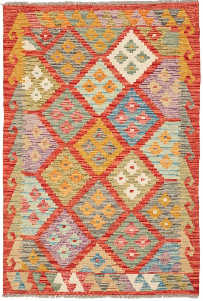 Nain Trading Orientteppich Kelim Afghan 84x125 Handgewebter Orientteppich, rechteckig, Höhe: 3 mm Nain Trading Orientteppich Kelim Afghan 84x125 Handgewebter Orientteppich, rechteckig, Höhe: 3 mm von Nain Trading
