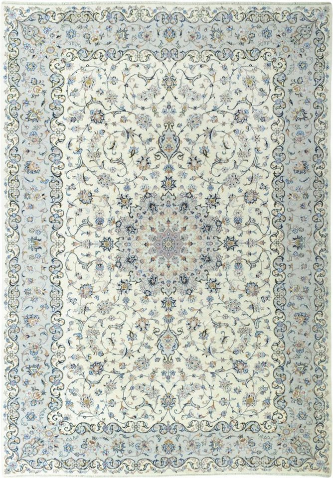 Nain Trading Orientteppich Keshan 246x351 Handgeknüpfter Orientteppich / Perserteppich, rechteckig, Höhe: 12 mm von Nain Trading