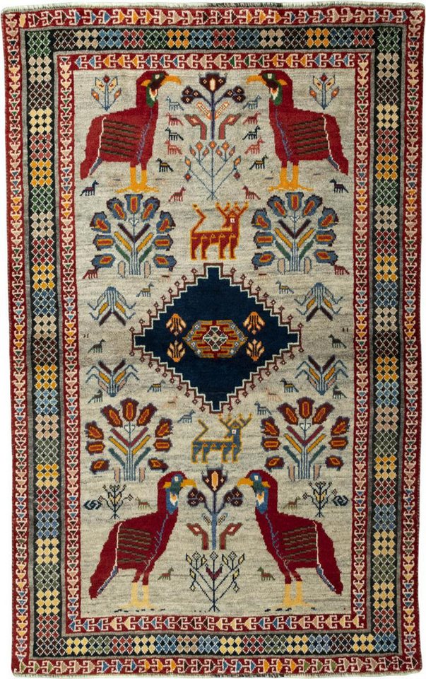 Nain Trading Orientteppich Persian Gabbeh Alt 121x197 Handgeknüpfter Moderner Orientteppich, rechteckig, Höhe: 18 mm Nain Trading Orientteppich Persian Gabbeh Alt 121x197 Handgeknüpfter Moderner Orientteppich, rechteckig, Höhe: 18 mm von Nain Trading