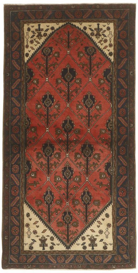 Nain Trading Orientteppich Songour 92x182 Handgeknüpfter Orientteppich / Perserteppich Läufer, rechteckig, Höhe: 8 mm von Nain Trading