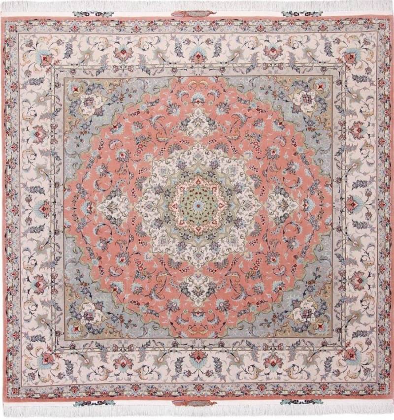 Nain Trading Orientteppich Täbriz 50Raj 255x247 Handgeknüpfter Orientteppich / Perserteppich, quadratisch, Höhe: 7 mm von Nain Trading
