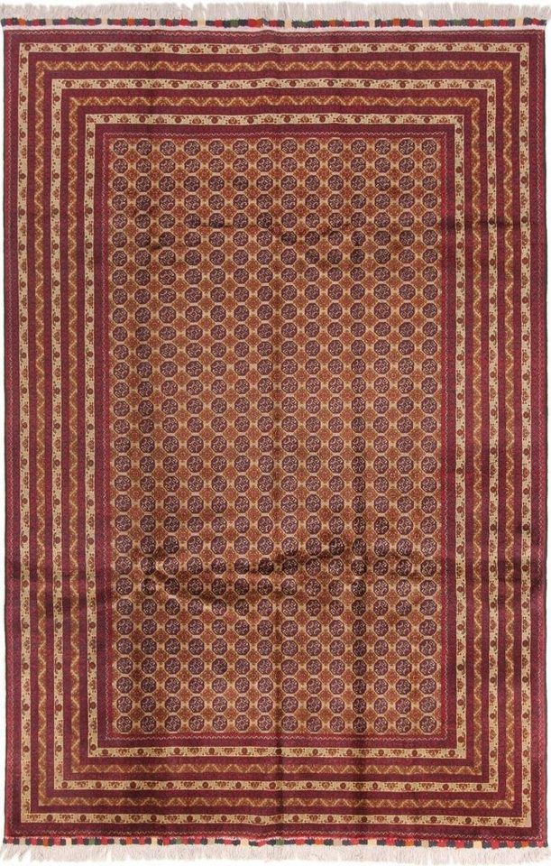 Orientteppich Afghan Mauri 199x301 Handgeknüpfter Orientteppich, Nain Trading, rechteckig, Höhe: 6 mm von Nain Trading