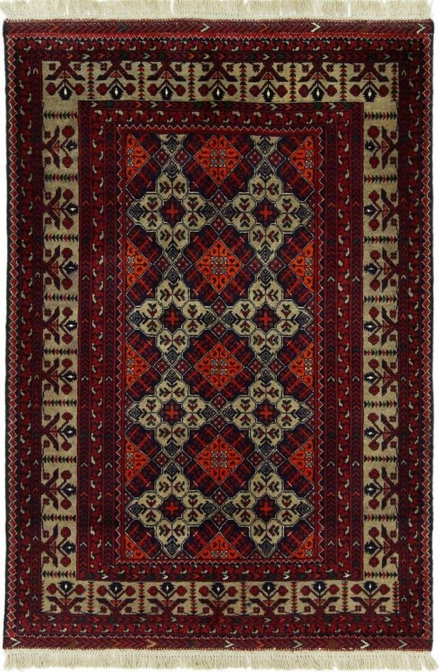 Nain Trading Orientteppich Afghan Mauri 99x148 Handgeknüpfter Orientteppich, rechteckig, Höhe: 6 mm Nain Trading Orientteppich Afghan Mauri 99x148 Handgeknüpfter Orientteppich, rechteckig, Höhe: 6 mm von Nain Trading