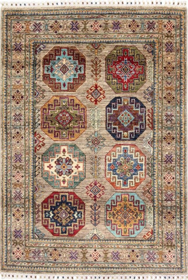 Nain Trading Designteppich Arijana Design 122x176 Handgeknüpfter Moderner Orientteppich, rechteckig, Höhe: 5 mm Nain Trading Designteppich Arijana Design 122x176 Handgeknüpfter Moderner Orientteppich, rechteckig, Höhe: 5 mm von Nain Trading