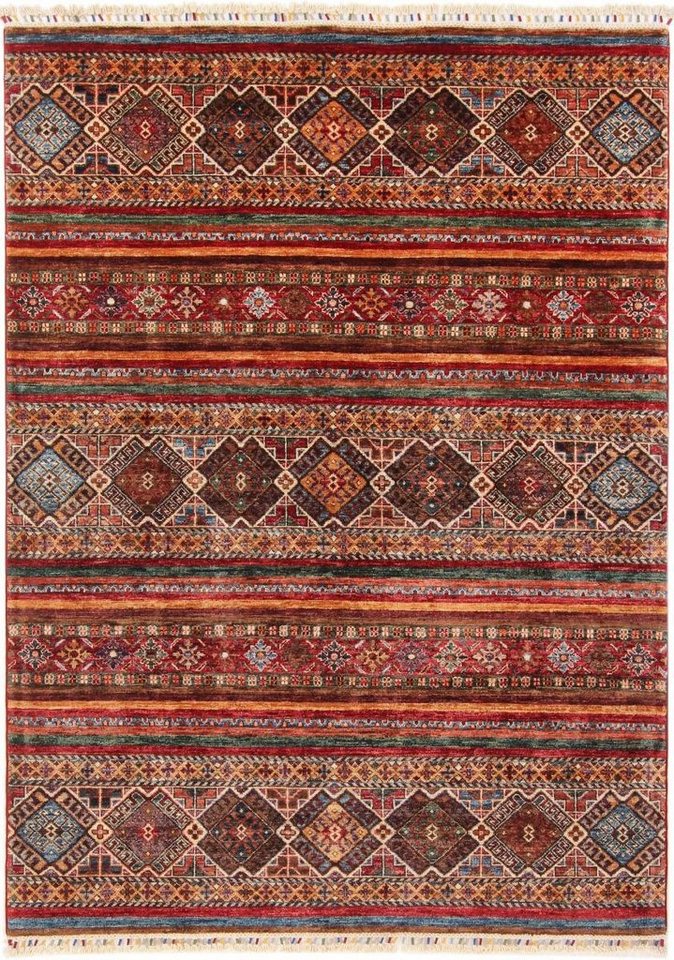 Orientteppich Arijana Shaal 158x216 Handgeknüpfter Orientteppich, Nain Trading, rechteckig, Höhe: 5 mm von Nain Trading