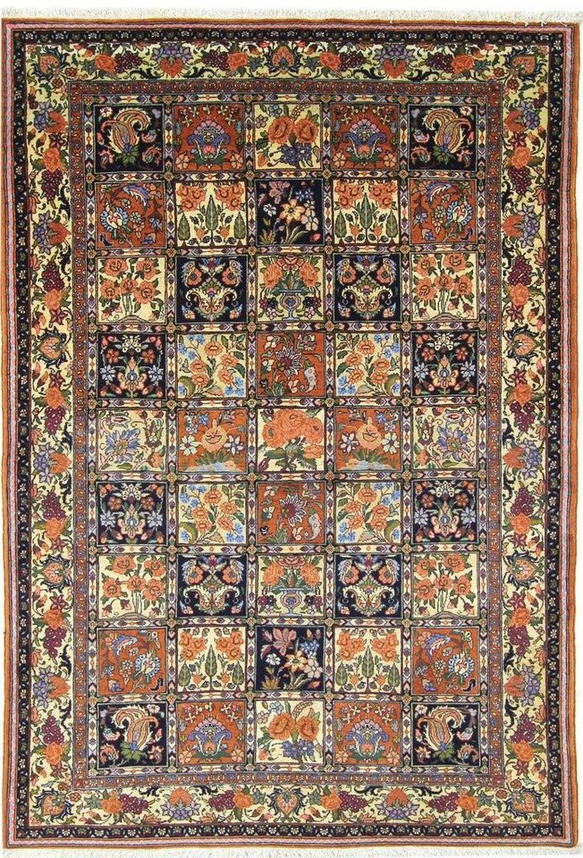 Orientteppich Bakhtiar Sherkat 152x222 Handgeknüpfter Orientteppich / Perserteppich, Nain Trading, rechteckig, Höhe: 12 mm von Nain Trading