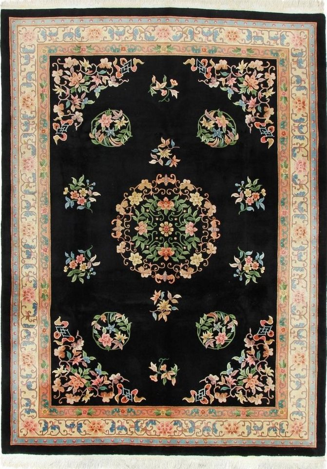 Nain Trading Orientteppich China Peking 246x338 Handgeknüpfter Orientteppich, rechteckig, Höhe: 15 mm von Nain Trading