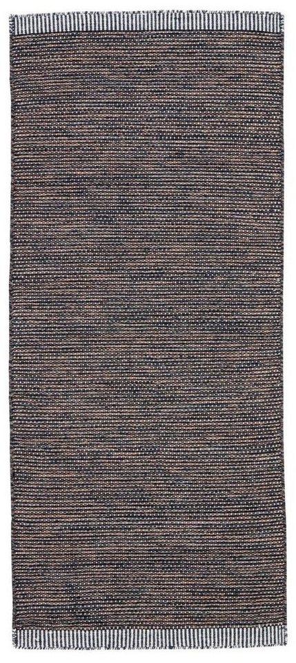 Nain Trading Designteppich Texura Terra 79x201 Handgewebter Moderner Orientteppich, rechteckig, Höhe: 8 mm von Nain Trading